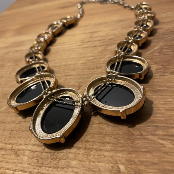 Aldo Necklace Black and Gold Fashion Jewelry - Picture 5 of 9